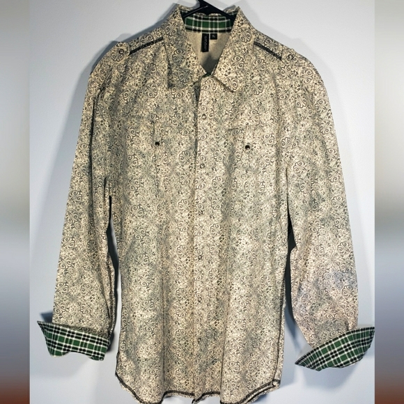 smash Other - Mens long sleeve button up shirt